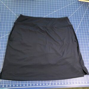 Plus Size Navy Athletic Skort